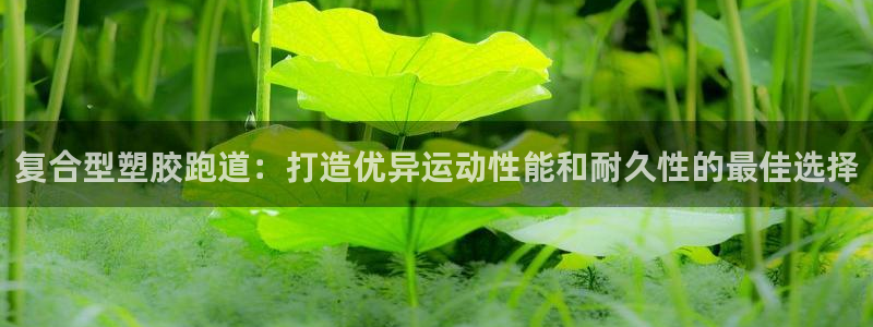百度红足一1视频在线观看：复合型塑胶跑道：打造优异运动性能和耐久性的最佳选择