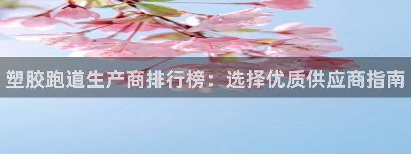 红足1一世：塑胶跑道生产商排行榜：选择优质供应商指南