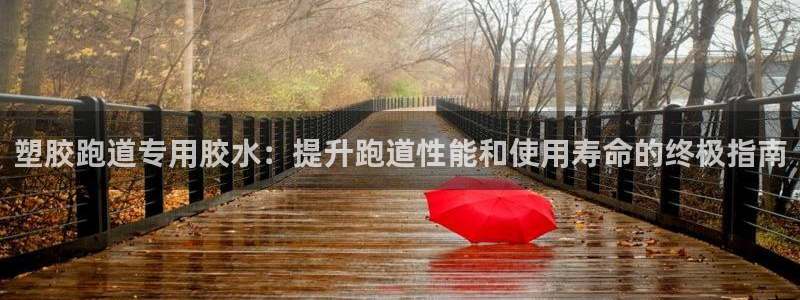 红足足球网：塑胶跑道专用胶水：提升跑道性能和使用寿命的终极指南