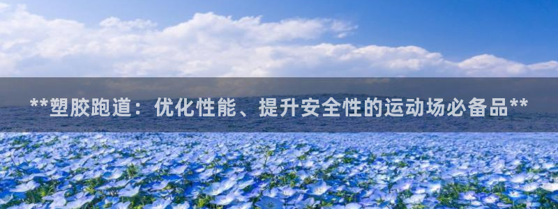 红足一1世官网：**塑胶跑道：优化性能、提升安全性的运动场必备品**