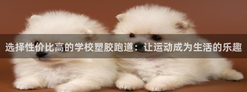 红足一一世足球网开奖记录：选择性价比高的学校塑胶跑道：让运动成为生活的乐趣