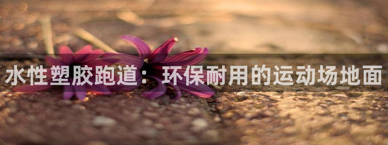红足1一世：水性塑胶跑道：环保耐用的运动场地面