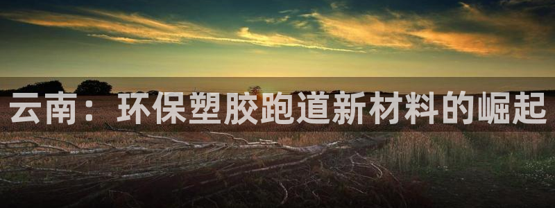 红足一1世官网：云南：环保塑胶跑道新材料的崛起