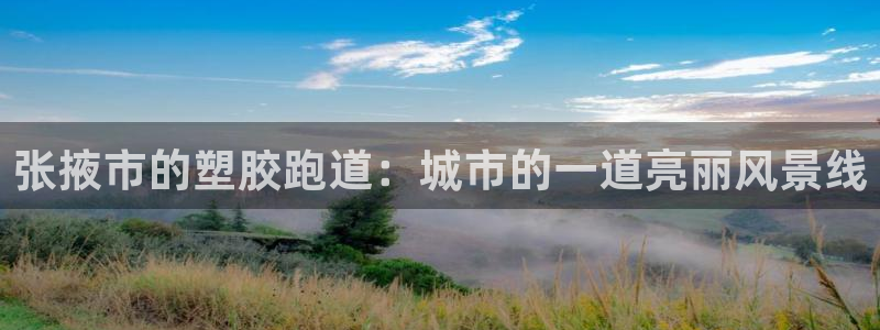 红足一1世开奖记录：张掖市的塑胶跑道：城市的一道亮丽风景线