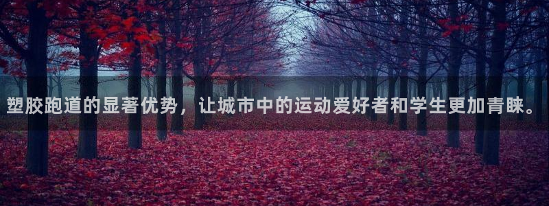 777814红·足一世：塑胶跑道的显著优势，让城市中的运动爱好者和学生更加青睐。