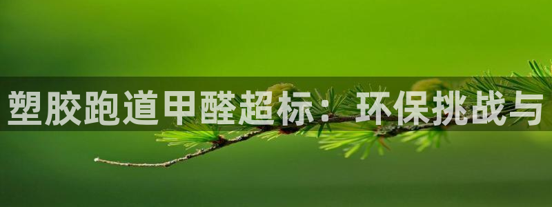 红足一1世手机皇冠:塑胶跑道甲醛超标:环保挑战与