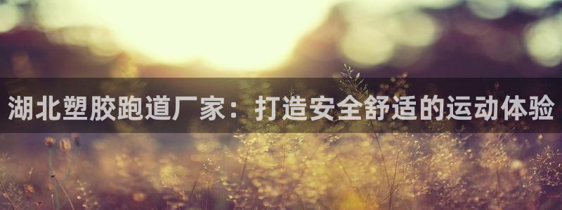 红足体育网：湖北塑胶跑道厂家：打造安全舒适的运动体验